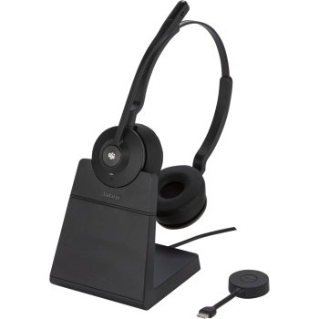 Jabra Engage 55 SE Stereo USB-C MS austiņas ar DECT adapteri un statīvu
