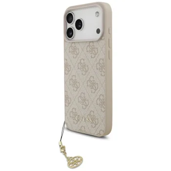 Guess iPhone 17 Pro Max Case 4G Charms Collection MagSafe, Pink