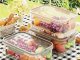 Food Storage Container with Cooling Inserts, 25x16x11.5 cm