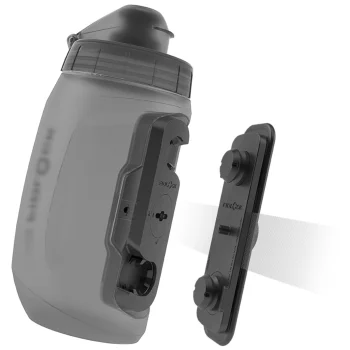 Drinking Bottle Fidlock TWIST bottle 450 with tex base multi Mount, 450 ml, Black