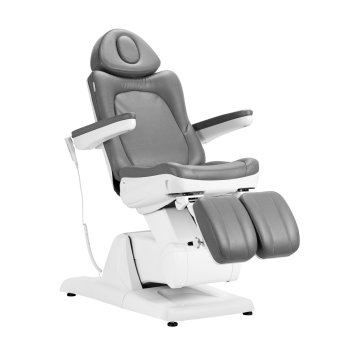 Azzurro 870S Electric Pedicure Beauty Chair, 3 Motors, Grey