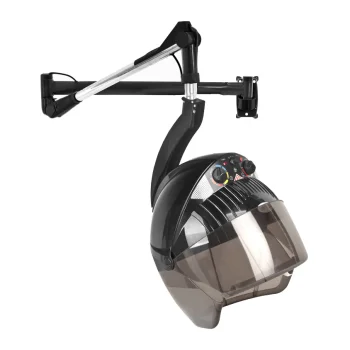 Gabbiano Centurion DVI-303W Wall-Mounted Hair Dryer with Ionization, Black