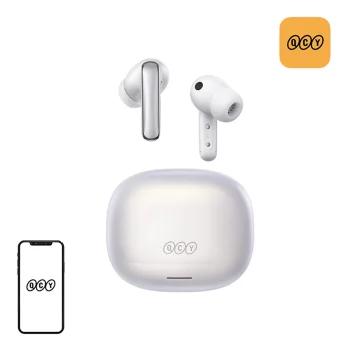 QCY MeloBuds N65 Wireless Earbuds (White)