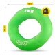 4FIZJO Silicone Hand Grip Strengthener for Therapy and Training, 28 lb, green