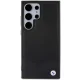 BMW Samsung Galaxy S24 Ultra Case Signature Leather Crossing Lines, Black