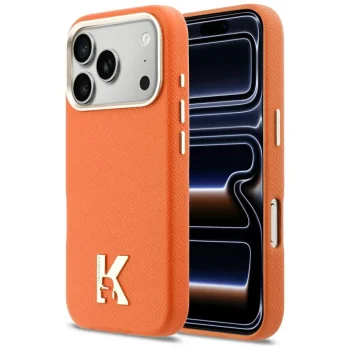 Karl Lagerfeld Karl Head Logo MagSafe Phone Case Cover iPhone 17 Pro Max - Orange