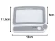 Reading Magnifier with LED Light, 4x Magnification