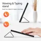 Dux Ducis Domo Flip Case for Samsung Galaxy Tab S9 with Stand and Auto Wake, Black