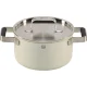 Zwilling Pure Cookware Set 5-Piece 18/10 Stainless Steel Ivory