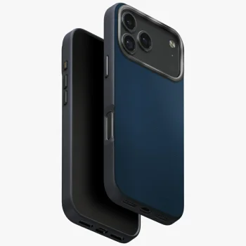 Uniq Lyden DS Case for iPhone 17 Pro Magclick Charging, Blue/Black