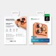 AmazingThing AR safīra kameras lēcas stikls iPhone 17 Pro / Pro Max telefonam – ar oranžu rāmi | Camera Glass...