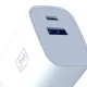 3Mk Protection FlowPower 25W Wall Charger, USB-C/USB-A, White
