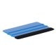 Large Squeegee with Felt Edge for Vinyl Wrap, Decals, Tint, 12.5x8 cm, Blue
