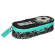 Bambino single-compartment school pencil case with football design