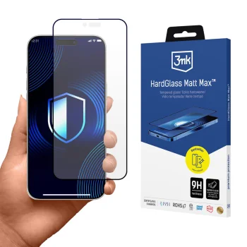 3mk HardGlass Matt Max Tempered Glass for Apple iPhone 17 Air