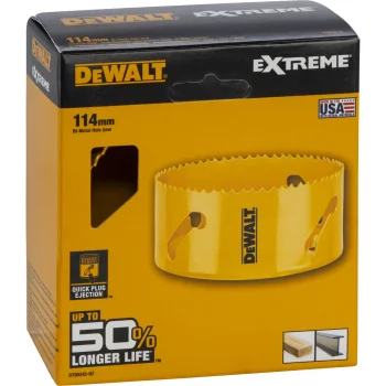DeWalt DT90342-QZ Bi-Metal Hole Saw 114mm