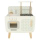 Lulilo Retro Wooden Play Kitchen for Kids with Accessories, 73 cm