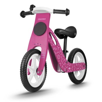 Ricokids RC-614 wooden cross-country bicycle pink