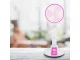 Wireless Foldable Desk Fan with LED Lamp, 5W, Pink