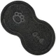 Non-slip Dog Cat Pet Bowl Mat, Black