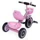 Ecotoys Kids Tricycle with Baskets and Bell, Pink