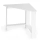 ModernHome Corner Computer Desk White