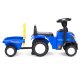 Каталка-трактор New Holland с прицепом для детей, интерактивный руль...