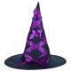 Girls Witch Costume 3-Piece Set with Hat and Broom, Purple