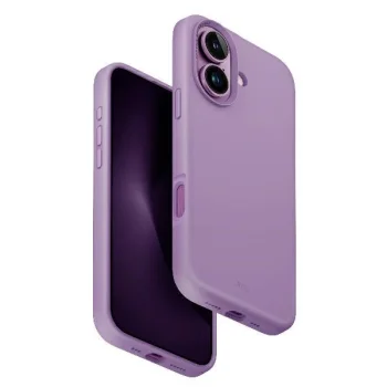 Uniq Lino Hue iPhone 16 6.1" Magclick Charging case pink/gray pink