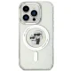 Karl Lagerfeld iPhone 15 Pro Case Karl&Choupette Glitter MagSafe, Transparent