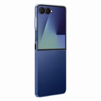 Samsung Galaxy Z Flip 7 (SM-F766B/DS) Original Clear Case Cover, Transparent (EF-AF766CTEGWW)