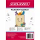 Kruzzel 24727 Toy and Laundry Basket, 42L, Beige