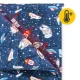 4Fizjo 1668 Kids Weighted Blanket 4kg, 100x150cm, Navy Blue