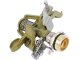 Pulsating 360 Degree Metal Lawn Sprinkler, Green