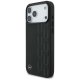Mercedes iPhone 17 Pro Max Case Leather Laurel Leaves MagSafe, Black