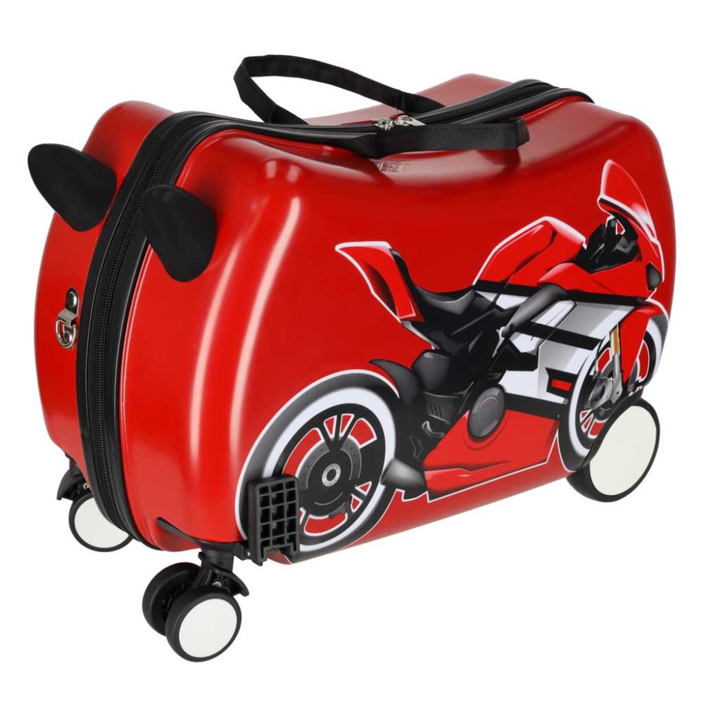 Kids Ride On Suitcase Motorcycle Carry On Luggage for Toddlers (0)