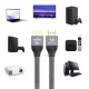 Wozinsky WHDMI-10 HDMI 2.1 Cable 8K 60Hz 1m Silver