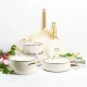 GreenPan Padova Reserve 6-Piece Pot & Pan Set, Cream White