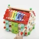Kruzzel 00022564 Wooden Educational House for Kids