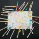 Waterproof Acrylic Markers for Fabric and Stones, 48 pcs