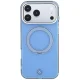 Mercedes with ring Stand and Iconic Logo MagSafe Case for iPhone 18 Pro / 17 Pro, Blue