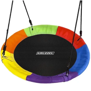 Kruzzel Stork's Nest Garden Swing 100cm, Multicoloured