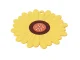 Silicone Coaster / Pot Pad, Flower Design, 5x5 cm