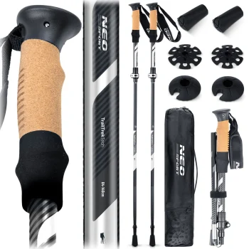 Neo-Sport NS-382 Trekking Poles, 85-130 cm