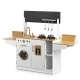 Ricokids RC-836 Wooden Play Kitchen for Kids