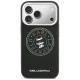 Karl Lagerfeld Point & Choupette Sketch MagSafe Case for iPhone 17 Pro, Black