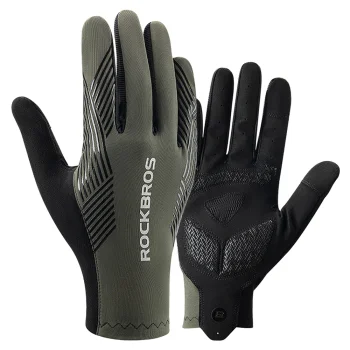 Rockbros 16110006005 Full Finger Cycling Gloves Spring/Summer/Autumn XXL - Green