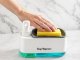 Dish Soap and Hand Soap Dispenser with Sponge Holder, White