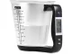 Electronic Kitchen Scale Measuring Cup with LCD Display, 1kg/1g, Black