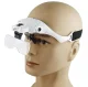 Headband Magnifying Glasses with LED Light DA351, White